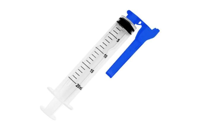 Seringa de 20ml sem Agulha Lock Dispositivo de Segurança - Caixa com 50 unidades
